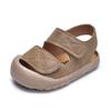 Baby Walking Shoes Toes Capped Anti-kicked Toddler Kids Sandals Non-slip Soft Sole 2025 Summer Boys Girls Beach Shoes Versatile