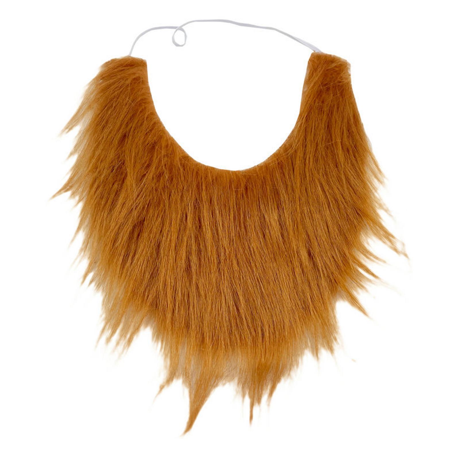 

Faux Beards for Adults Kids Costume Accessories Beard & Mustache False Mustaches Patricks Day Fancy Dress Up Beard коричневий