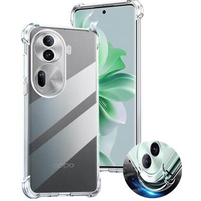 Stoßfest Airbag TPU Fall für OPPO Reno 12 11 Pro 5G Reno11 10 Schutzhülle Capa Fundas Coque