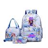 Witch Hunter Three-Piece Backpack Girl Digital Printing Elementary School Bag Large Capacity Backpack