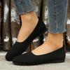 Fashion Large Size Flat Shoes Spring and Autumn New Casual Walking Shoes A Slip-on Single Shoes Women