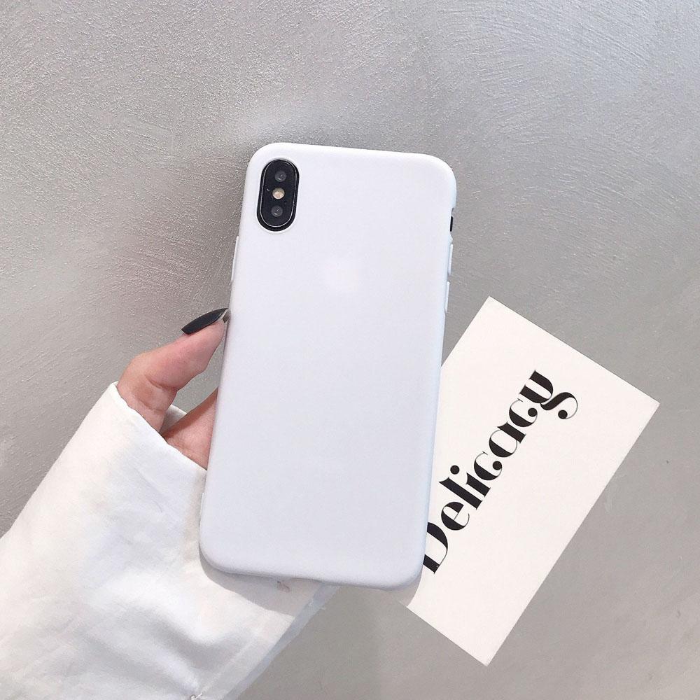 Candy Silione Rubber Shockproof Case for Iphone X XS Max XR Cover For iphoneX Xr XS Max Ultra Thin Bumper Fundas Case Coque