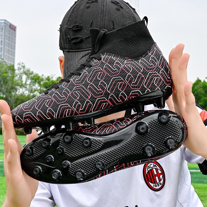 35-45Унисекс футбольные бутсы Молодежные футбольные бутсы большого размера Резиновая — фото 5