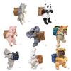 Resin Animal Statue Aquarium Accessories Fish Tanks Decorations Home Decors Hanging Cats Figurines with Storage Basket