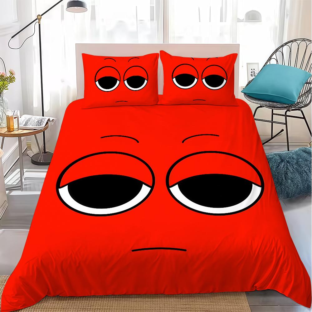 Cute S-Sprunki Duvet Cover Set Home