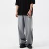 Customellow Gray Wide Fit Banding Jeans Cwpam25390gyl