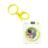 Cute Microwave or Washing Machine Key Chain Decoration With LED Light And Sound Effect For Bag Accessories