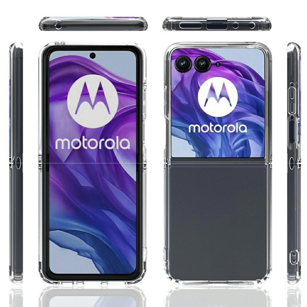 For Motorola Razr+ 2024 Case TPU+Acrylic Clear Phone Cover,Integrated Design