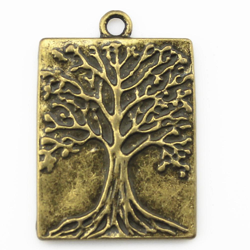 Charms Big Tree Of Life Pendants Wedding Jewelry Findings QC017