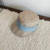 Breathable Fisherman Sun Hat Pleated Webbing Uv Protection Equestrian Hat Sun‑Shading Foldable Linen Sun Hat Summer Outdoor