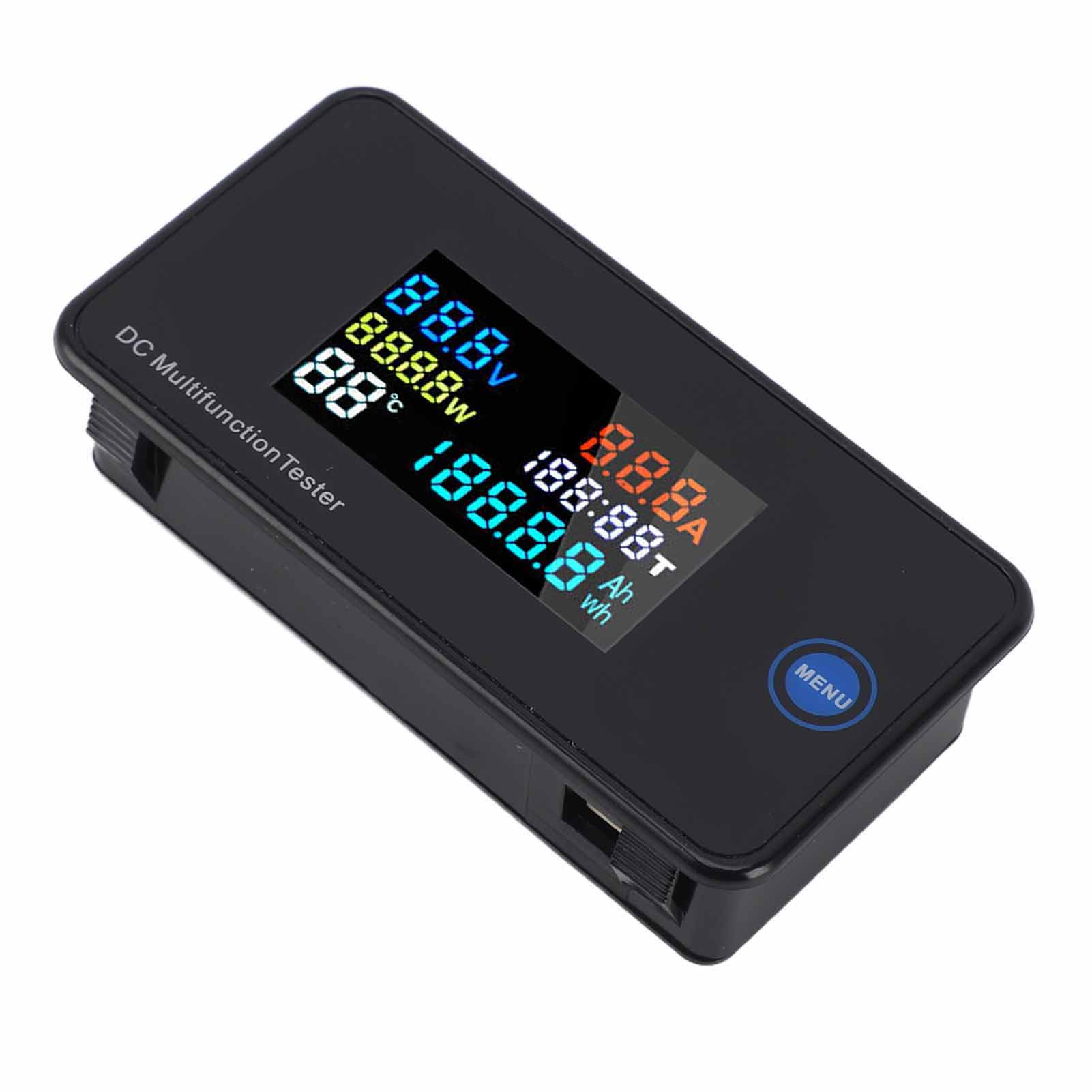 

Voltage Current Power Meter Digital Display Color Screen Energy Tester DC Multifunctional Monitor 8‑120V