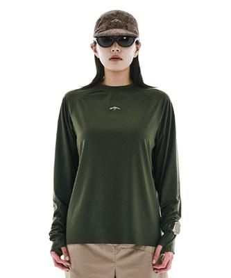 Koldeuwom Linear Base Layer (Deep Moss) - Women