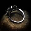 Exquisite Daisy Flower Rings for Women Retro Black Gold Baroque Pearl Branches Vintage Ring Itely Jewelry Gift