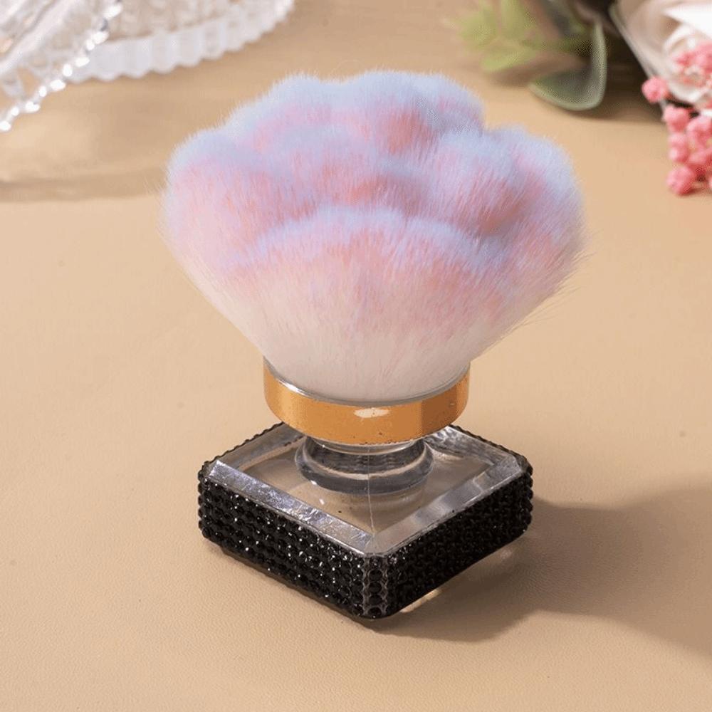 With Rhinestones Base Nail Art Dust Cleaner Brush Nail Cleaning Brush  Cosmetic Tool