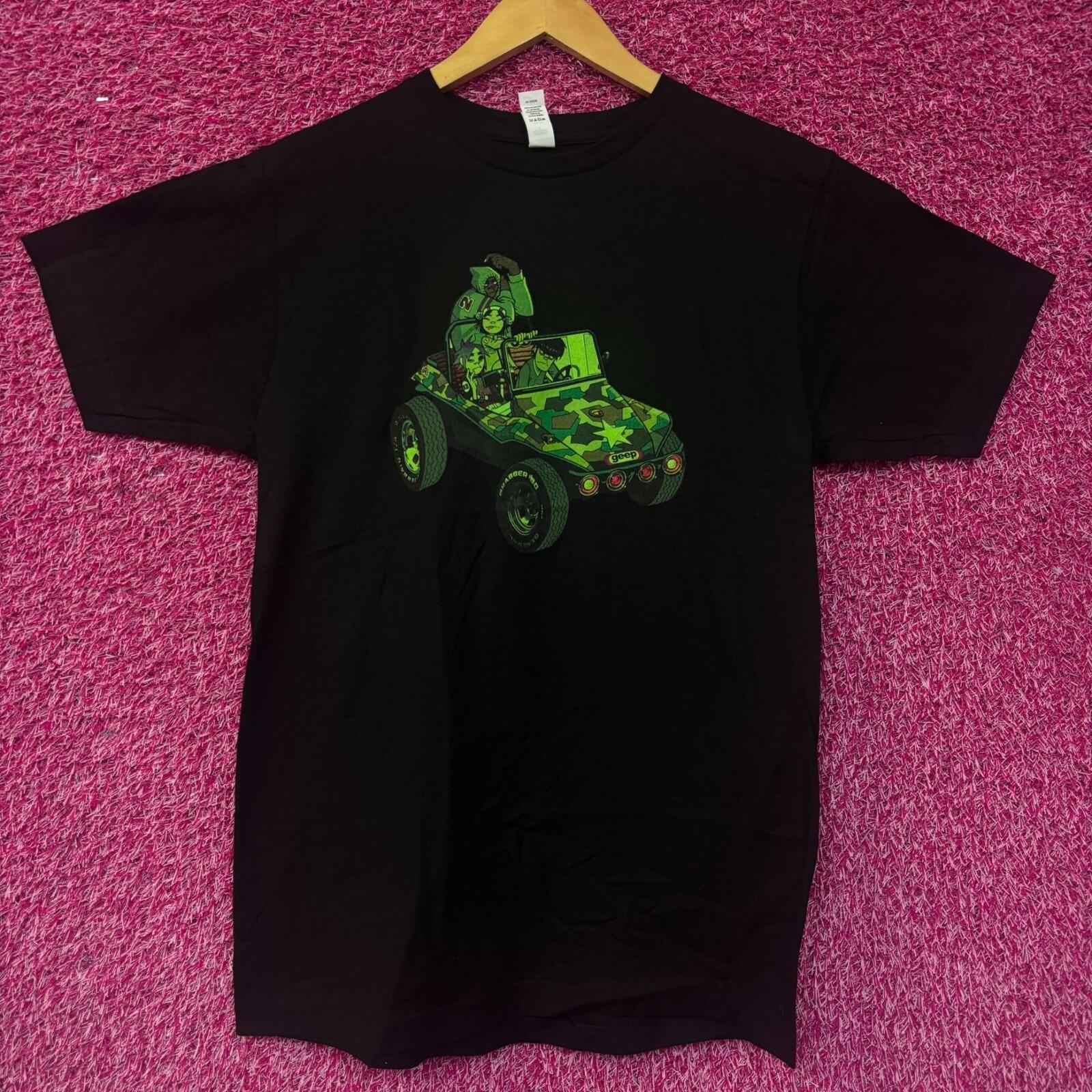 

Gorillaz Self-titled Album Army Geep Cover Art Rock Tee S M