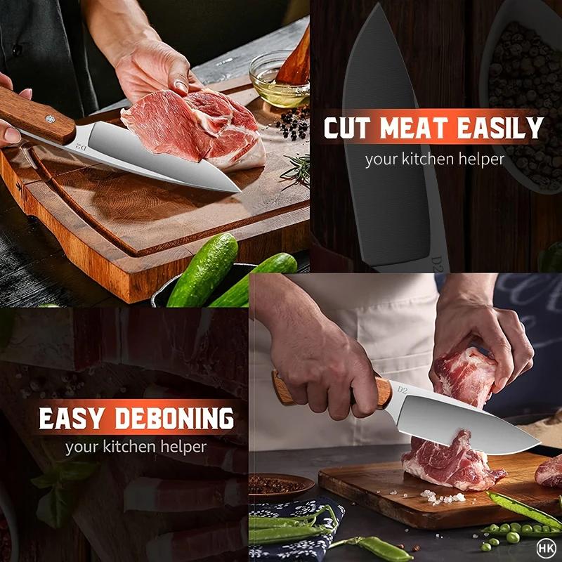 Professional Kitchen Knives, Household Stainless Steel Fruit Knives, High-end Kitchen Splitting Knives, Kitchen Accessory Knives