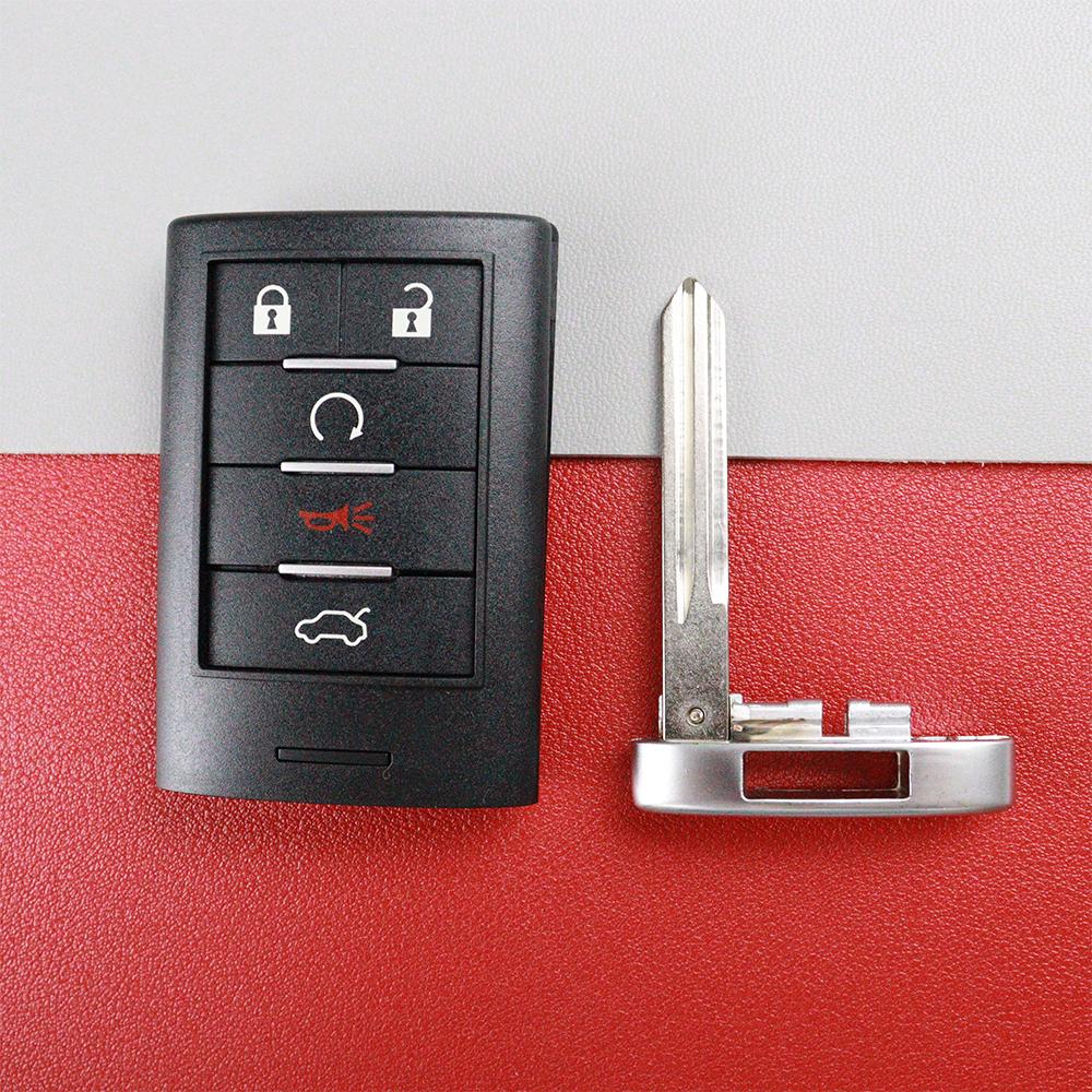 3 4 5 Buttons Car Key Fob Shell Case Housing for Chevrolet Holden GM Captiva 2014-2018 Corvette