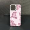 Coque de téléphone cool Tigre Rose Léopard Pour iPhone 17,16,15,14,13,12,11,Pro,Max,Plus,Mini,X,XS,XR,8,S,SE Coque Noire Souple