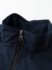 Euro Size Men's Casual Multi-Pocket Stand Collar Jacket