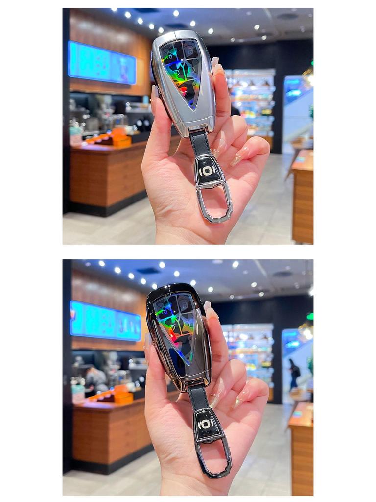 High-End Metal Key Cover for Changan Qiyuan A07 2025, A06 New Energy, and A05/A07 with Buckle