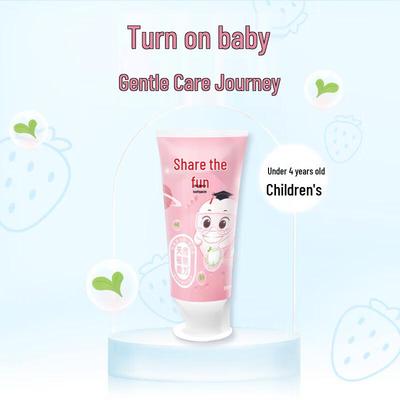 Yaya Le Kids' Strawberry No-Fluoride Liquid Press Toothpaste