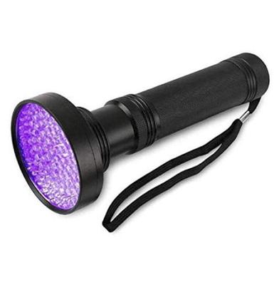 LED UV Light, Black Light, Detector Light, 395NM, 100 LEDs, Flashlight, Flashlight, Invisible Stain, Pet Urine, Waterproof, Shockproof, Counterfeit