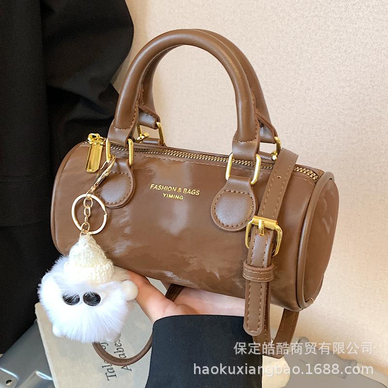 High-end foreign-style small bag women's 2025 new popular versatile messenger bag fashion super hot portable Boston bag