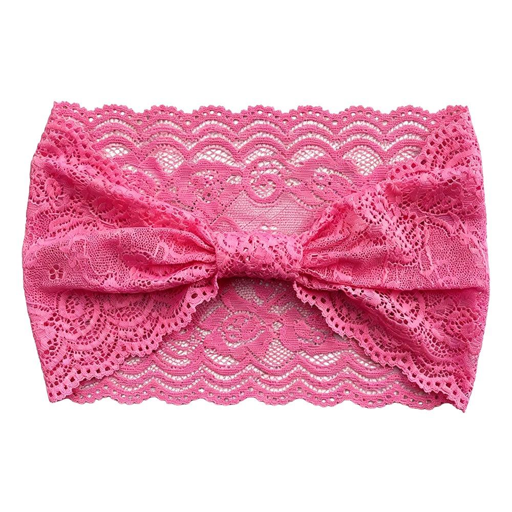 Solid Color Elastic Headband Hollow Out Wide Headbands Fashion Women's Hairband Hair Accessories