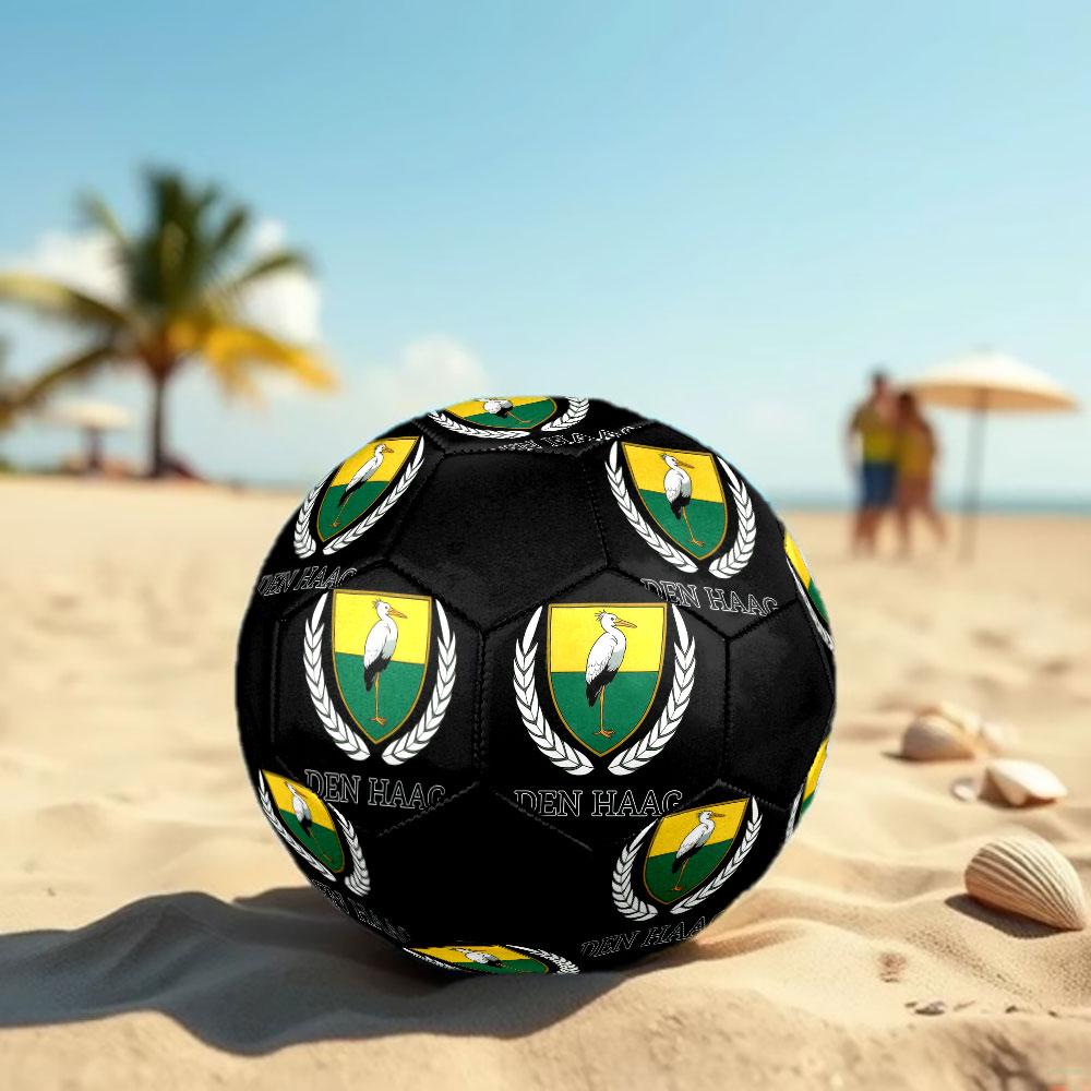 1 Stück ADO Den Haag Fußball Größe 5 Hallenfußball Mode Bunt Hinterhofspiel - Großartig für Sportfans Geschenk HE3