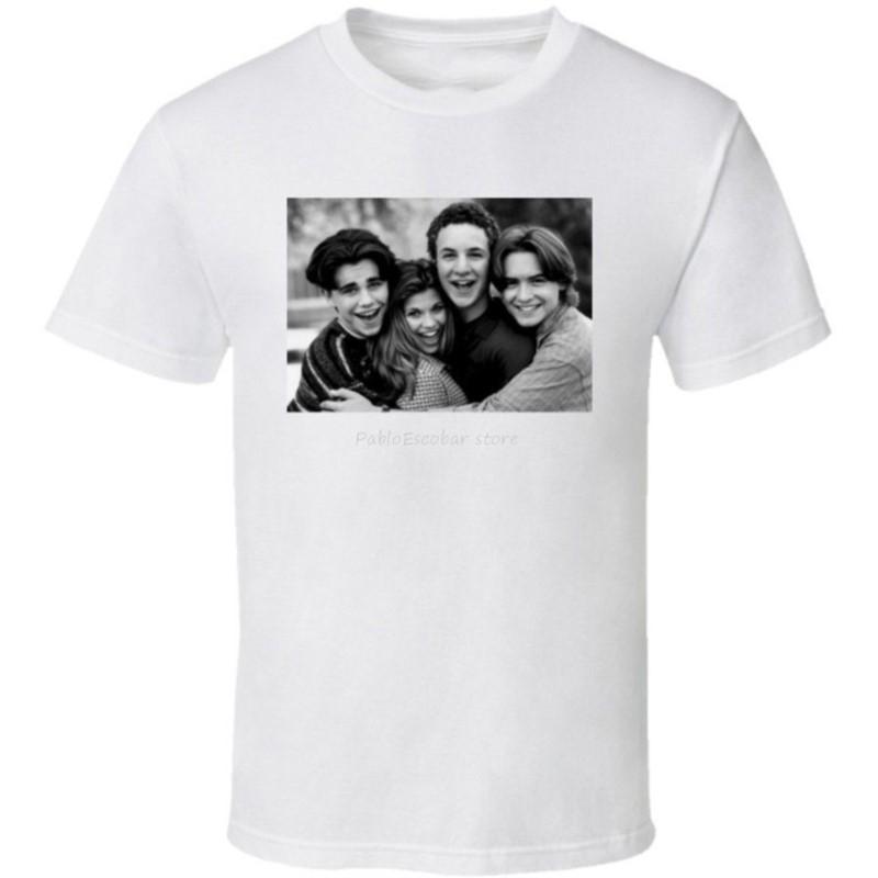 Unisex cotton tshirt male teeshirt Boy Meets World Tv Serious T Shirt Loose Size Top Tee Shirt male new tshirt fashion top tees S