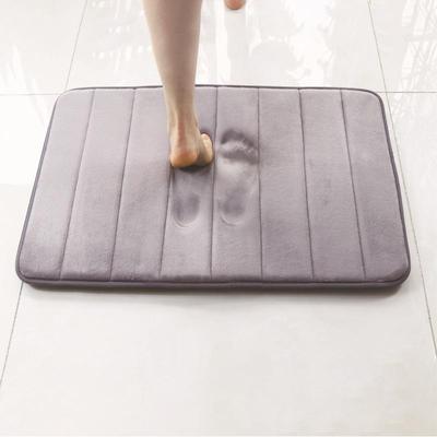 Memory Foam Coral Fleece Anti-Slip Bath Mat