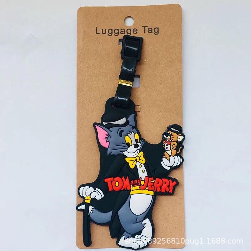 Cartoon Cat & Mouse Tom and Jerry Luggage Tag - Anti-Lost Bag ID
