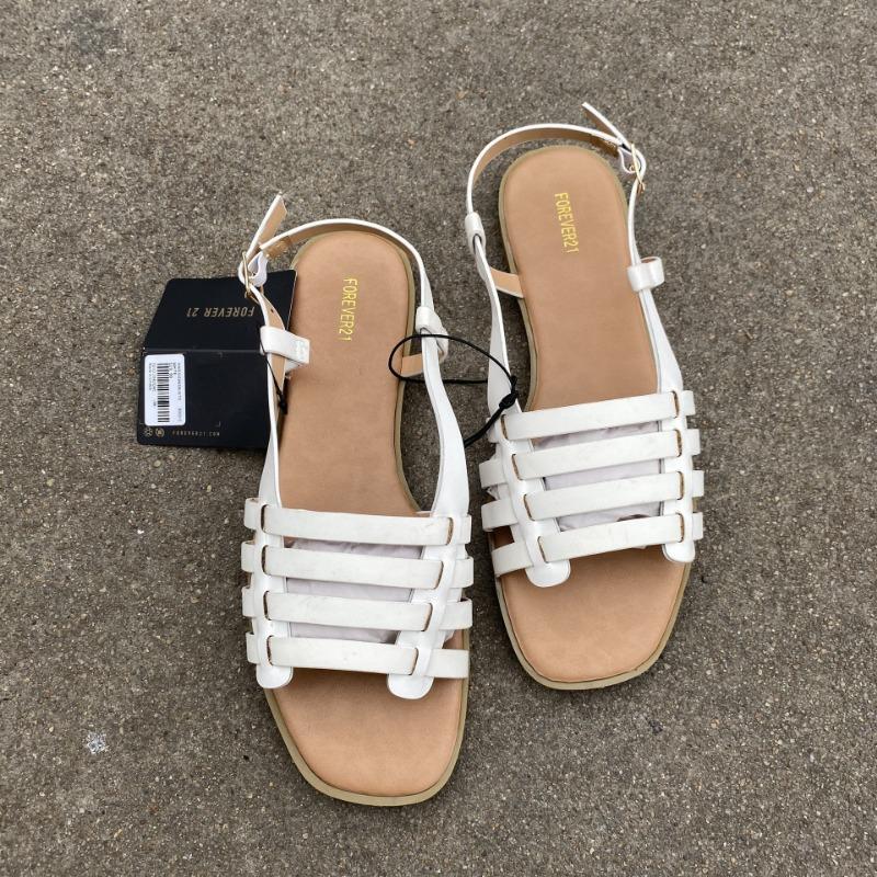 

Летние повседневные женские сандалии большого размера (Размеры 40-43) 35 белый