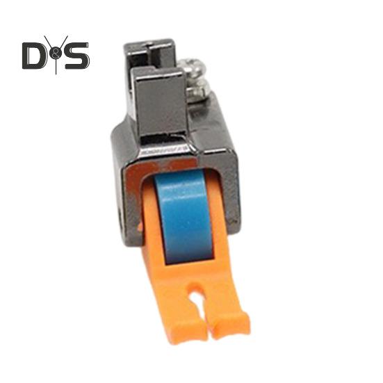 

Лапка для подгибки нити для швейной машины, прижимная лапка для потайной молнии с роликовой лапкой для подгибки нити для домашнего промышленного шитья оранжевый