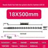 Extended Electric Hammer Drill Bit, Square & Round Shank, for Concrete Piercing - Available in 500mm to 2m Lengths