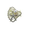 Elegant Large-sized Sweet Women's Hair Clip Diamonds Hollow Heart-shaped Pearl Design Korean-style Accessory for Up-dos