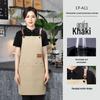 Custom Waterproof Oil-Proof Double Shoulder Canvas Apron