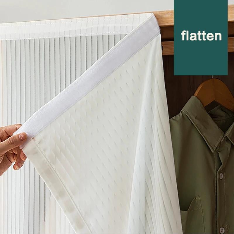 Bohrerlose Haken- und Schlaufen-Vertikal-Plissees Selbstklebender Sichtschutz Elegantes Lichtfilter-Panel