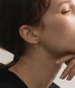 Linear Winky Face Earrings