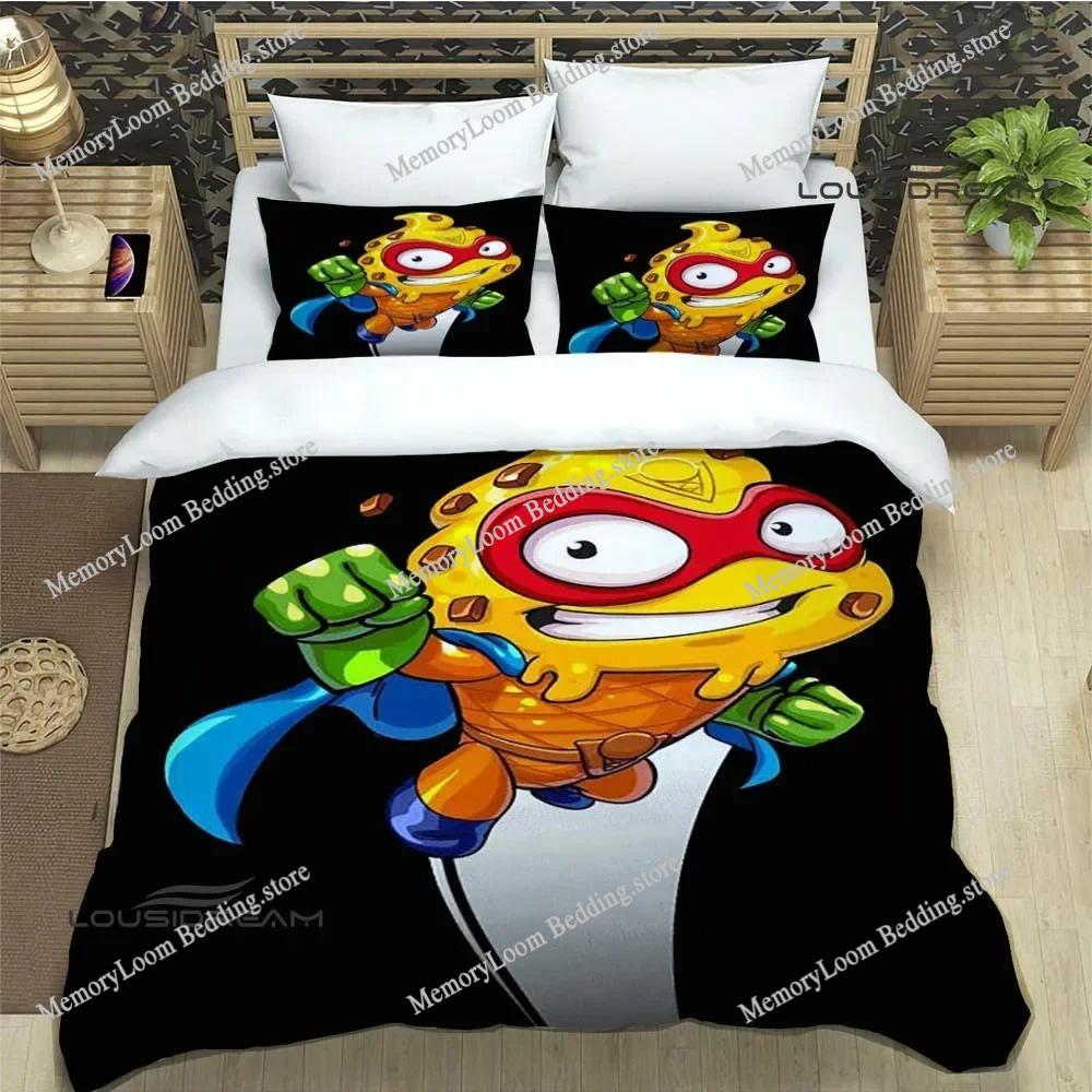 Cute Cartoon Super Zings Bedding Sets Exquisite Bed Supplies Set Duvet Cover Comforter Set Bedding Set Luxury Birthday Gift