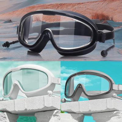 Fashion Large Frame Swimming Goggles for Adults Kids High Quality Antifog Swim Glasses Waterproof HD Swim Eyewear Swim Equipment
