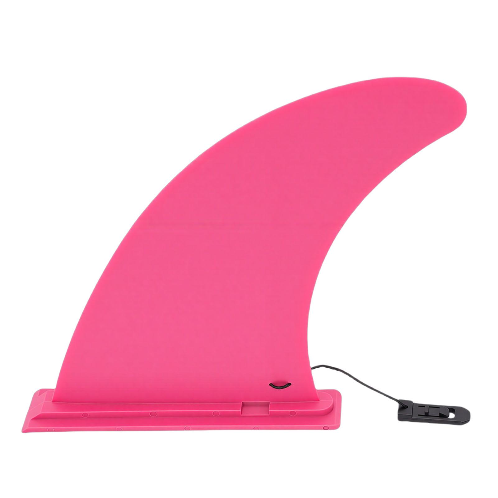 

Плавник для сапборда 9 дюймов, съемный, легко вставляется, из нейлона, сменный для лонгборда, розовый розовый