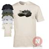 Merkava Kampfpanzer Modernes Militär Panzerung T-Shirt Panzer