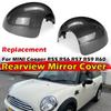 For BMW Mini Cooper R55 R56 R57 R58 R59 R61 Car Replacement Rearview Side Mirror Cover Wing Cap Exterior Rear View Case Trim