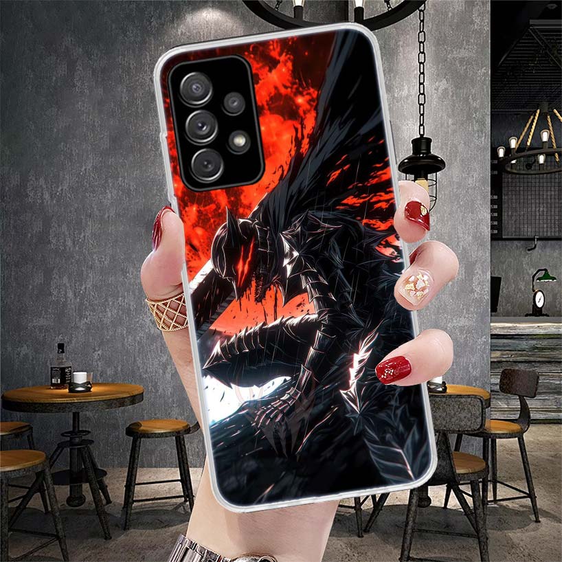 G-Guts B-Berserks Anime Soft Phone Case For Samsung Galaxy S22 S23 S24 S25 Edge S26 Ultra S20 FE S21 Plus + Fundas Coque Galaxy