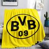 1 Manta de Franela con Estampado del BVB, Alta Calidad para Todas las Estaciones, Decoración del Hogar, Calidez y Comodidad, Perfecta para Regalos de Navidad