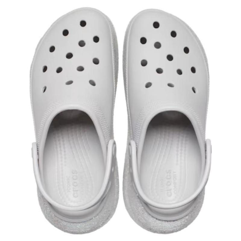 Crocs Mega Crush Clog Hole Shoes Unisex Gray