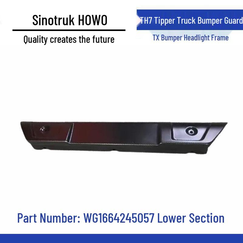 HOWO TX Headlight Frame  TH7 Dump Truck Bumper Guard Accessories Standard
