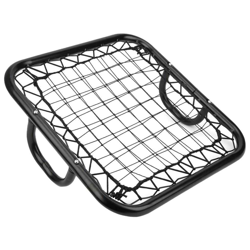 Handheld Rebounder Springback Net Goalkeeper Training Equipment Football Door Black