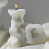 Geometric Rotating Silicone Candle Mold Silicone Scented Candle Mould for Geometric Scented Candle DIY Gift